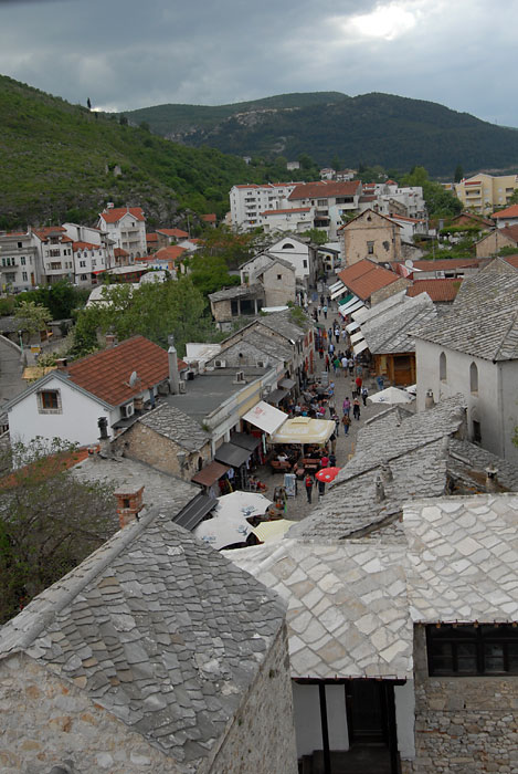 Pogled sa Karađoz-begova džamije