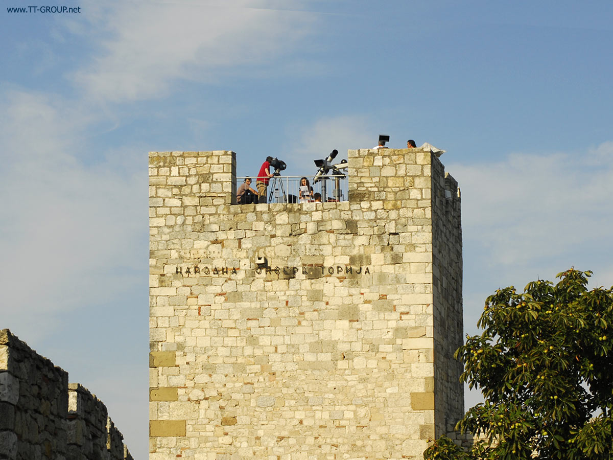 Pogled na vrh kalemegdanske kule