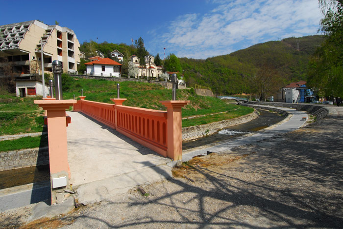 Most i šetalište u Vranjskoj Banji