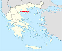 Mapa Paralije