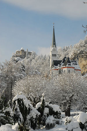 Bled - Zamak i Crkva