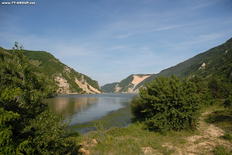 Gorge on the Danube River