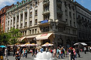 Knez Mihailova street, Belgrade. Serbia