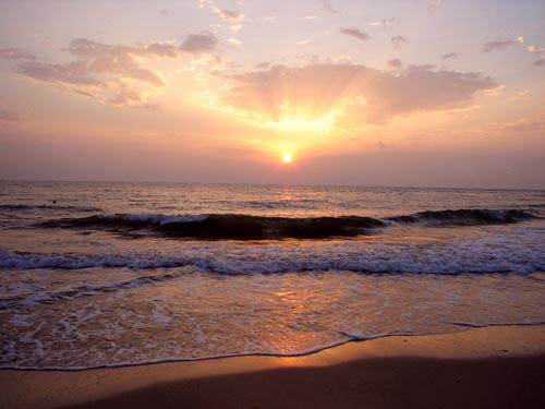 Sunset on Bulgarin Beach 