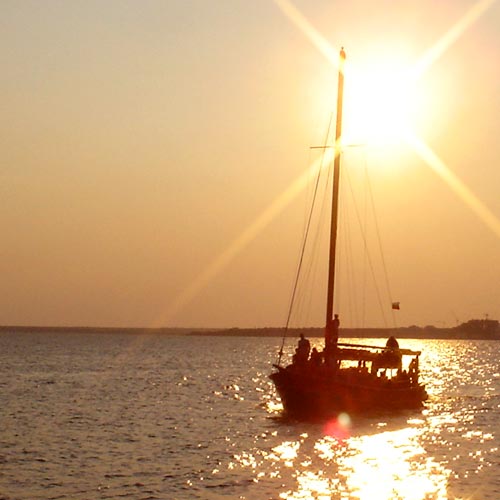 Sunset on Bulgarin Beach 