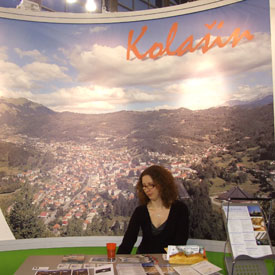Osoblje sa tanda Turistike Organizacije Kolaina 