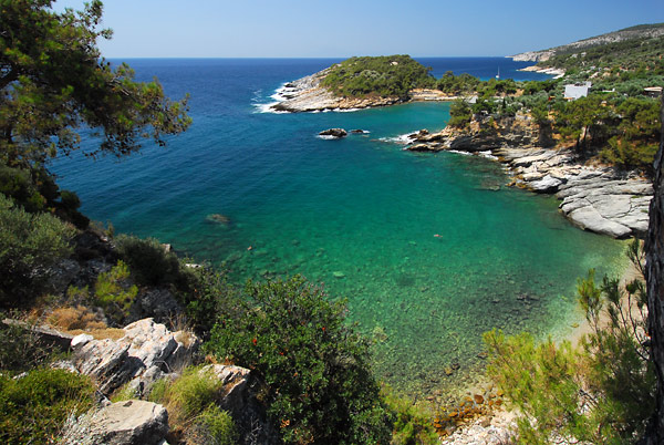 Zanimljivosti Grčke, plaža na Tasosu, jednom od Grčkih ostrva