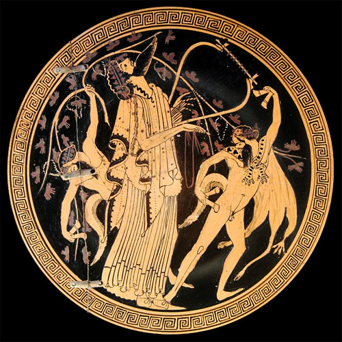 Motivi grčke mitologije na keramici