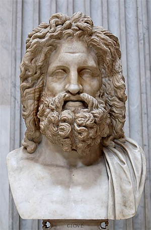 Bista Zevsa, vrhovnog Boga Antičke Grčke