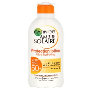 Krema protiv sunlevih opekotina Garnier ambre solaire Ultra-hidrating protection lotion, 200ml, SPF 50+