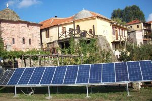 Mini solarna elektrana na Svetoj gori