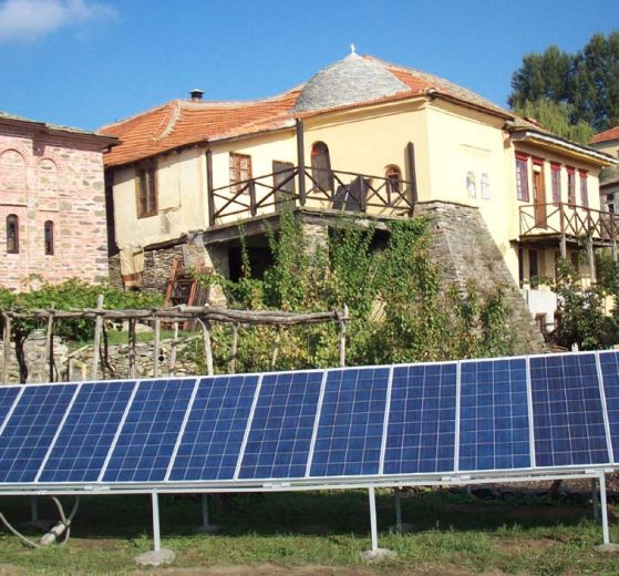 Mini solarna elektrana na Svetoj gori