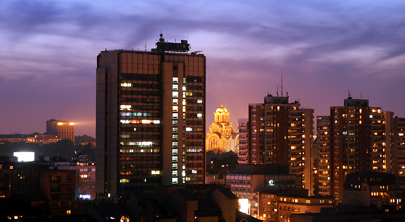 Beograd noću