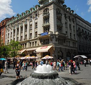 Knez Mihailova street, Belgrade. Serbia