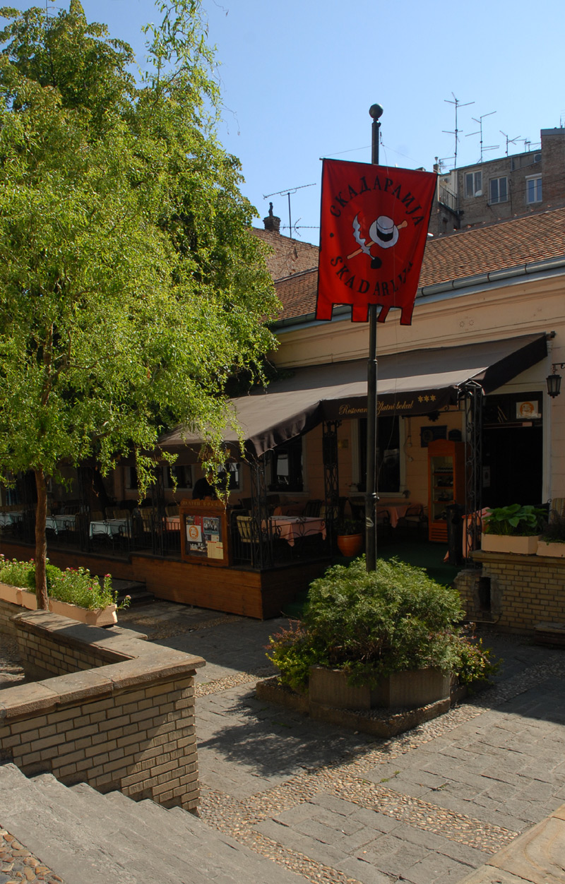 Skadarska street, Belgrade, Serbia