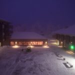 Pogled sa terase novog hotela na Staroj planini