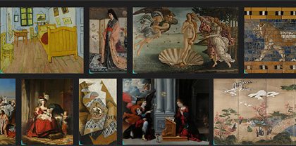 Google Art project, Artworks