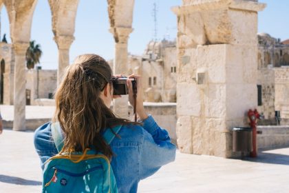 Turista fotografise