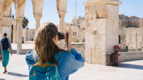 Turista fotografise