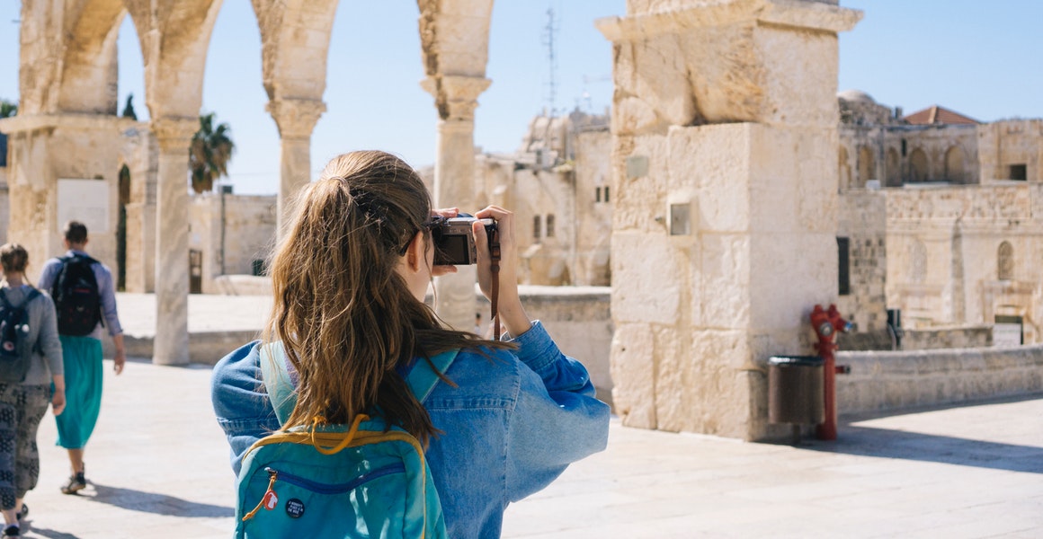 Turista fotografise
