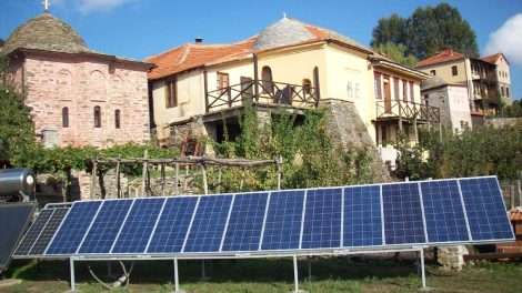 Mini solarna elektrana na Svetoj gori